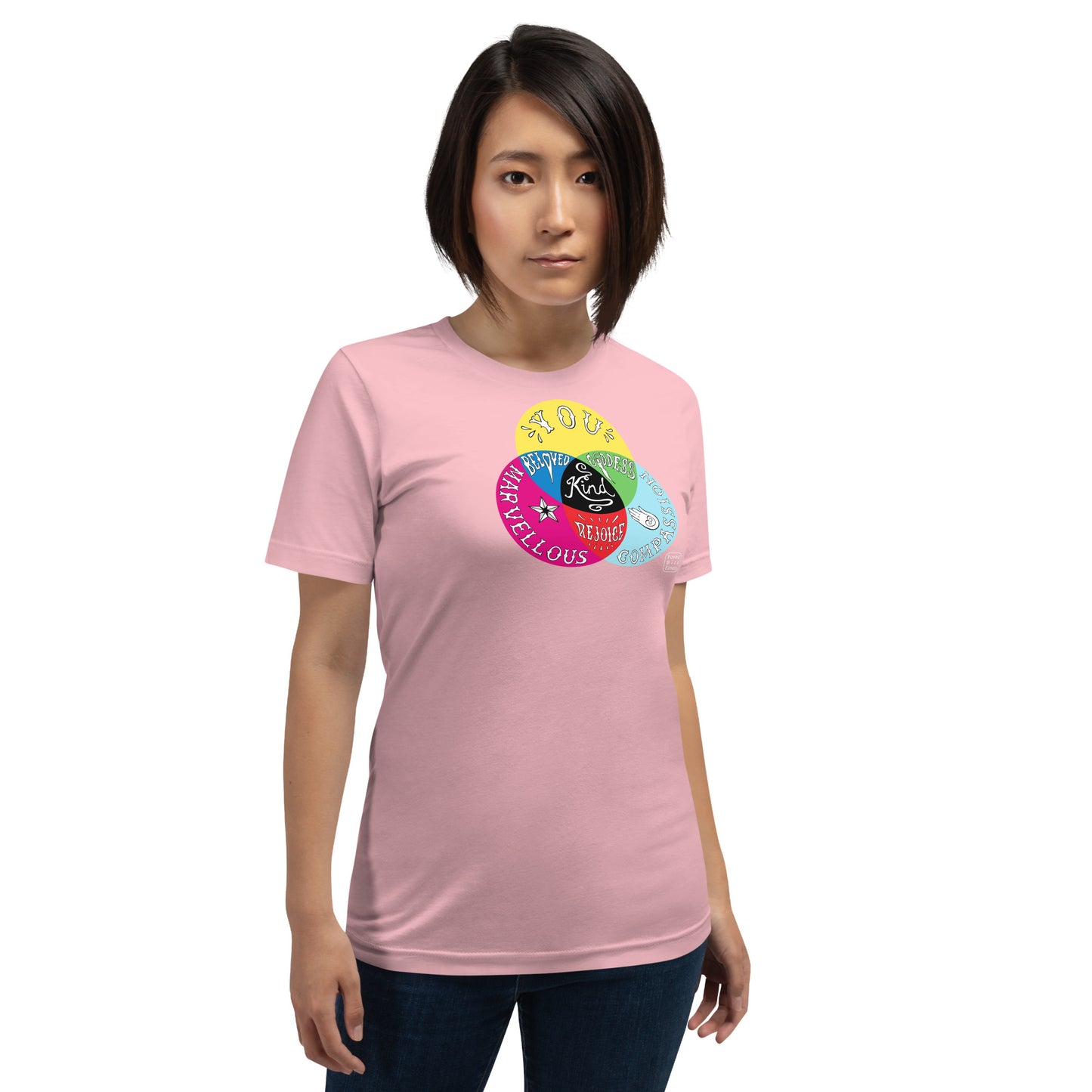 "Feminine Power" 100% soft cotton unisex t-shirt