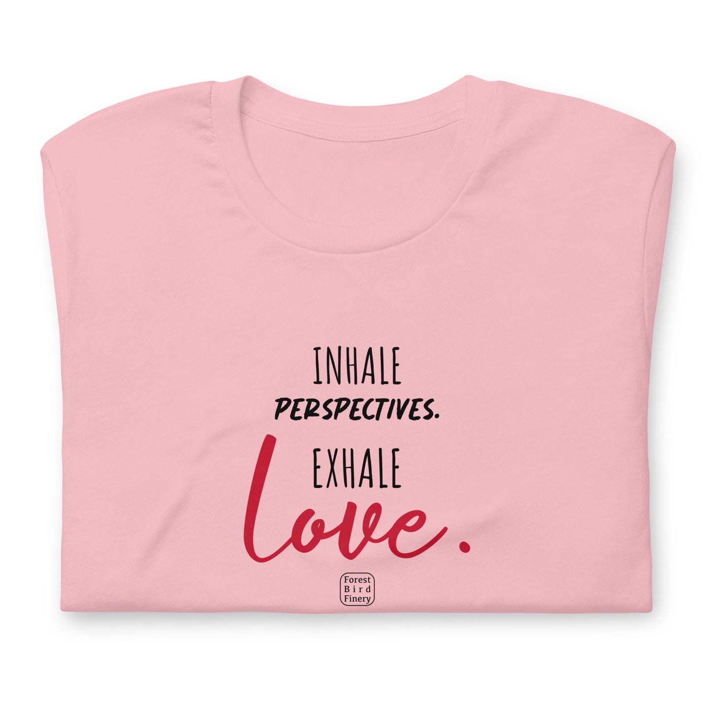 “Inhale & Exhale” 100% soft cotton unisex t-shirt