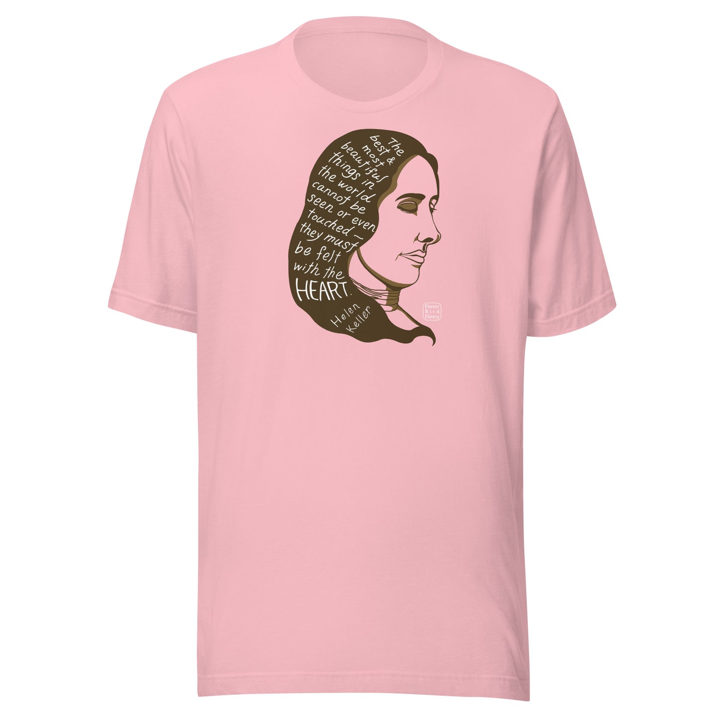 “Helen Keller” 100% soft cotton unisex t-shirt