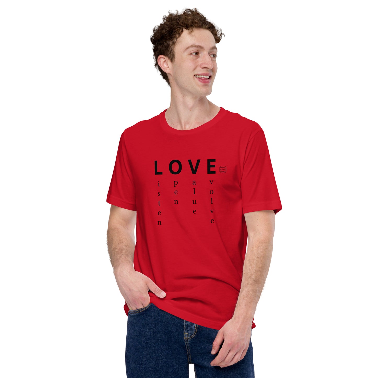 “Love is to” 100% soft cotton unisex t-shirt