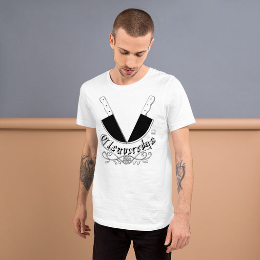 "Cleaveredge" 100% soft cotton unisex t-shirt