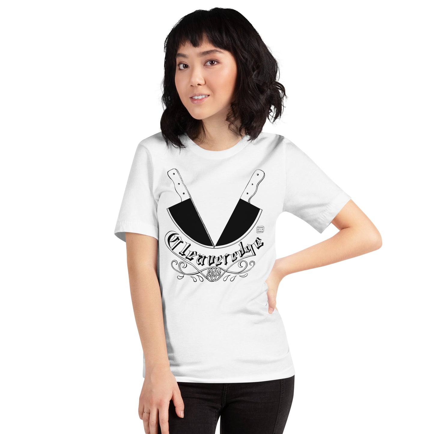 "Cleaveredge" 100% soft cotton unisex t-shirt