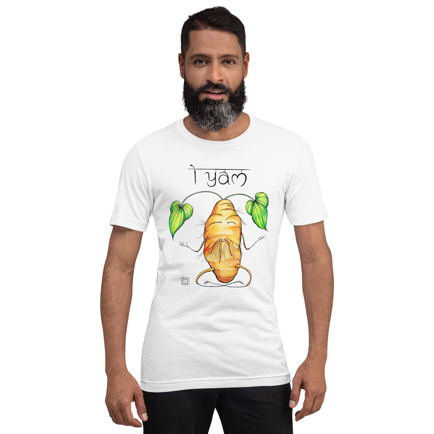 “i yam” 100% soft cotton unisex t-shirt