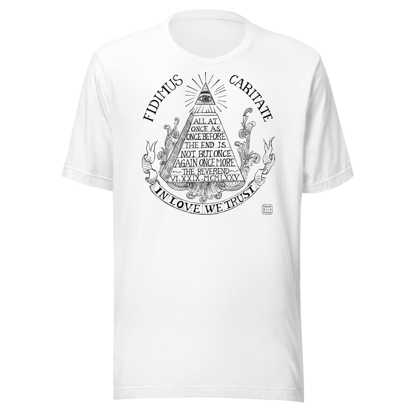 “In Love We Trust” 100% soft cotton unisex t-shirt