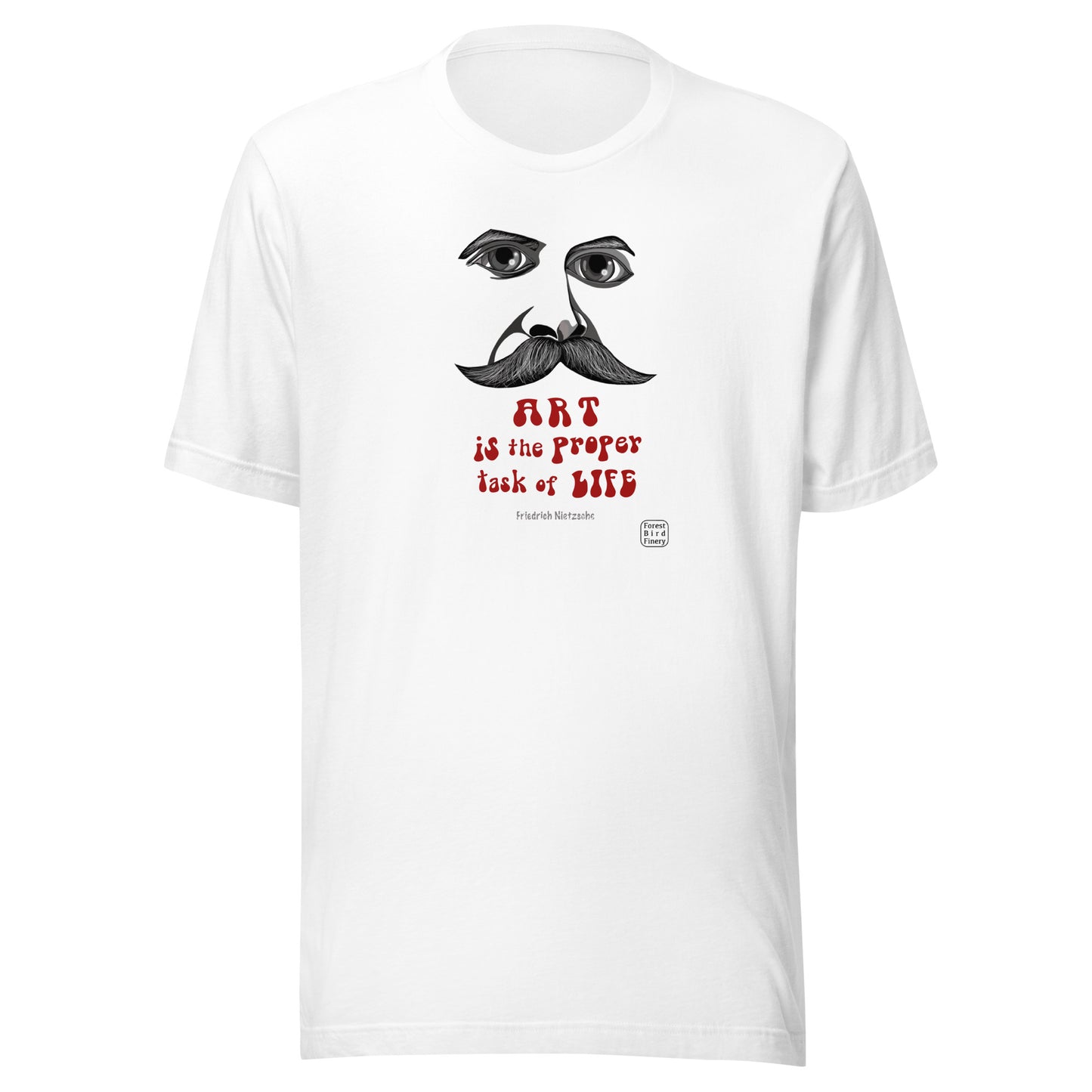 " Friedrich Nietzsche" 100% soft cotton unisex t-shirt