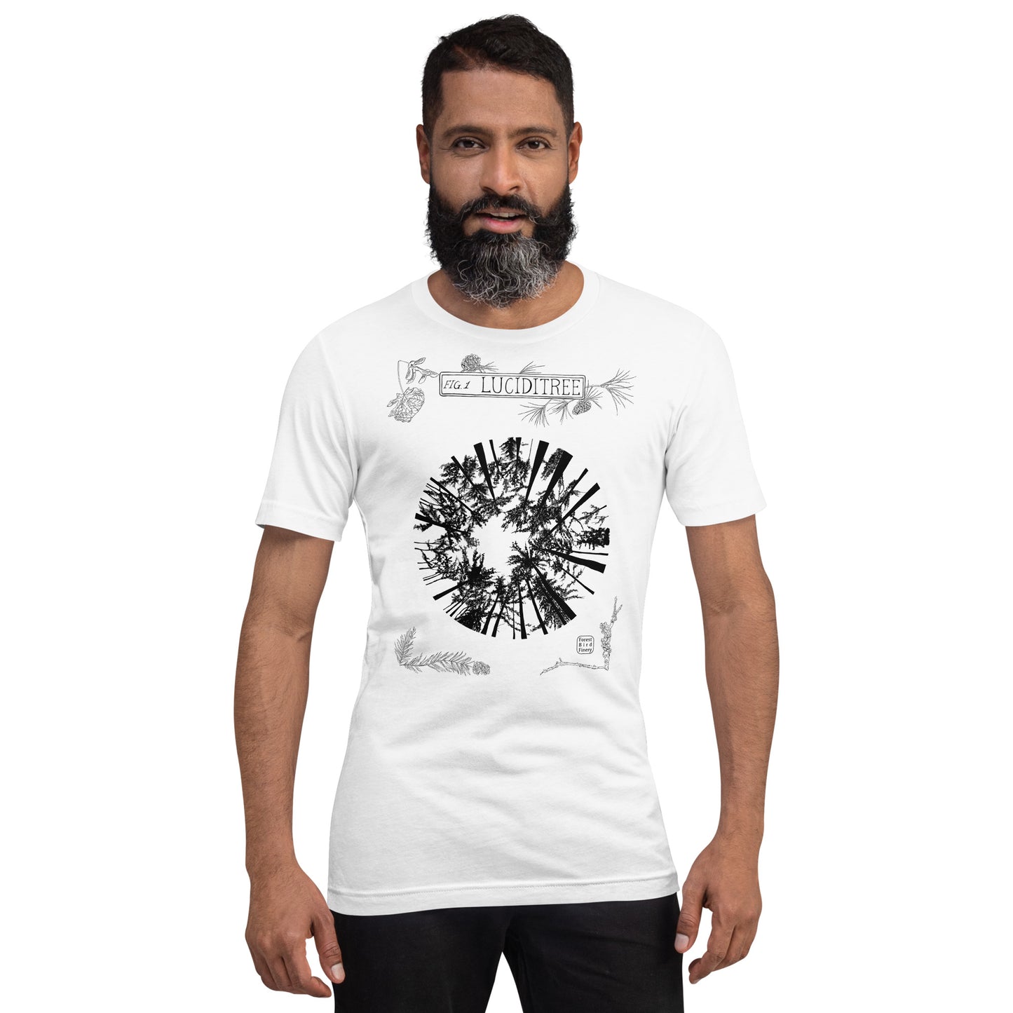 “Luciditree” 100% soft cotton unisex t-shirt