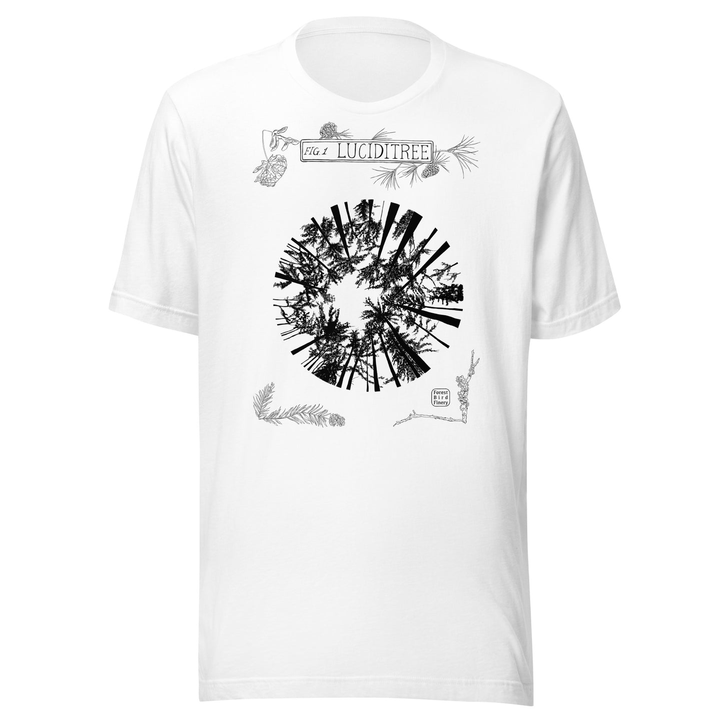 “Luciditree” 100% soft cotton unisex t-shirt