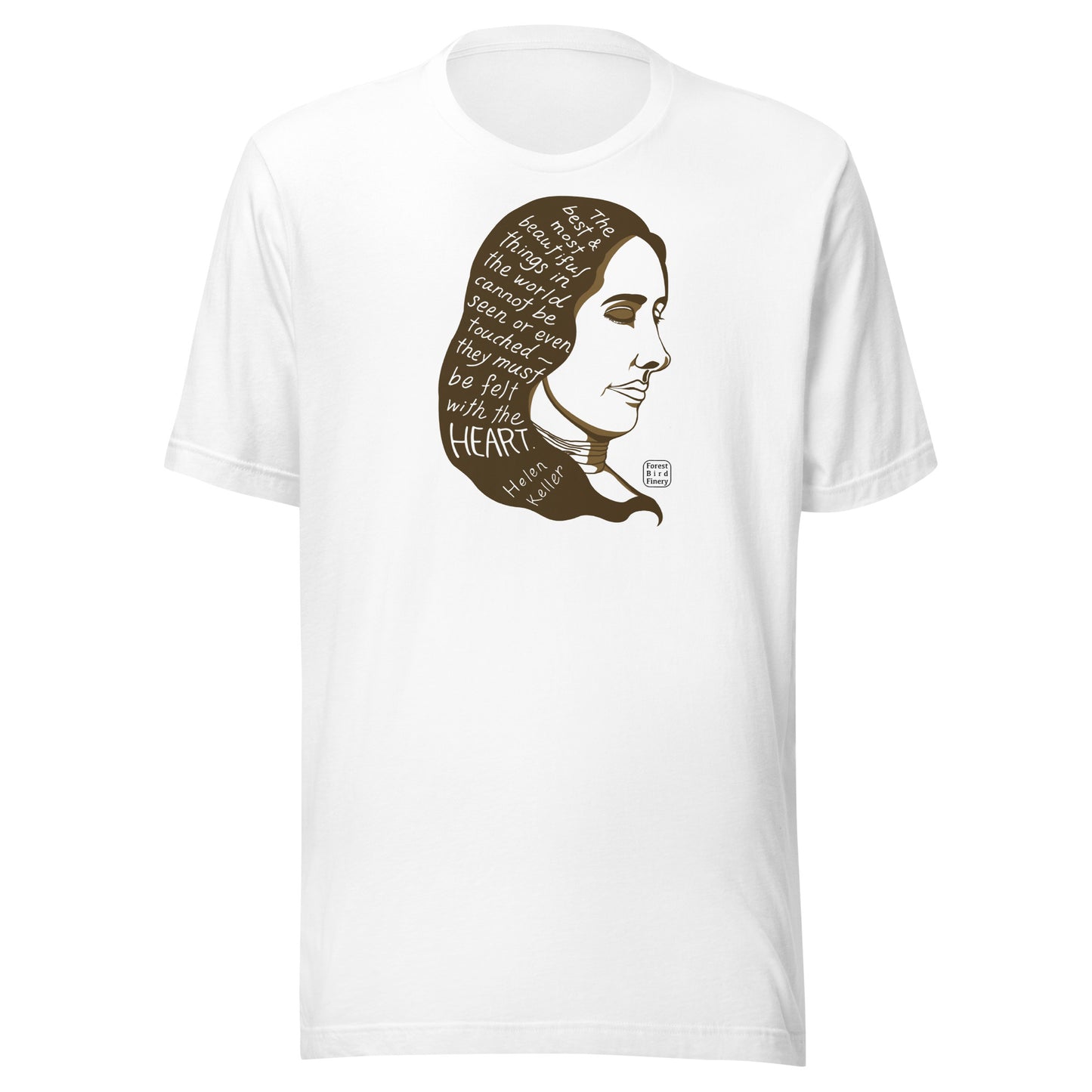 “Helen Keller” 100% soft cotton unisex t-shirt